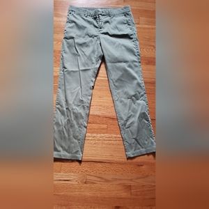 Banana Republic  Straight Chino Pants Women Size 6  Green